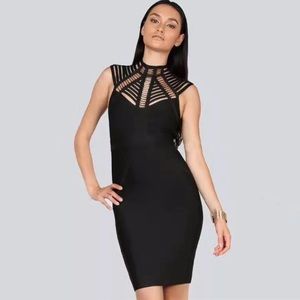 Wow Couture Black Bandage Dress